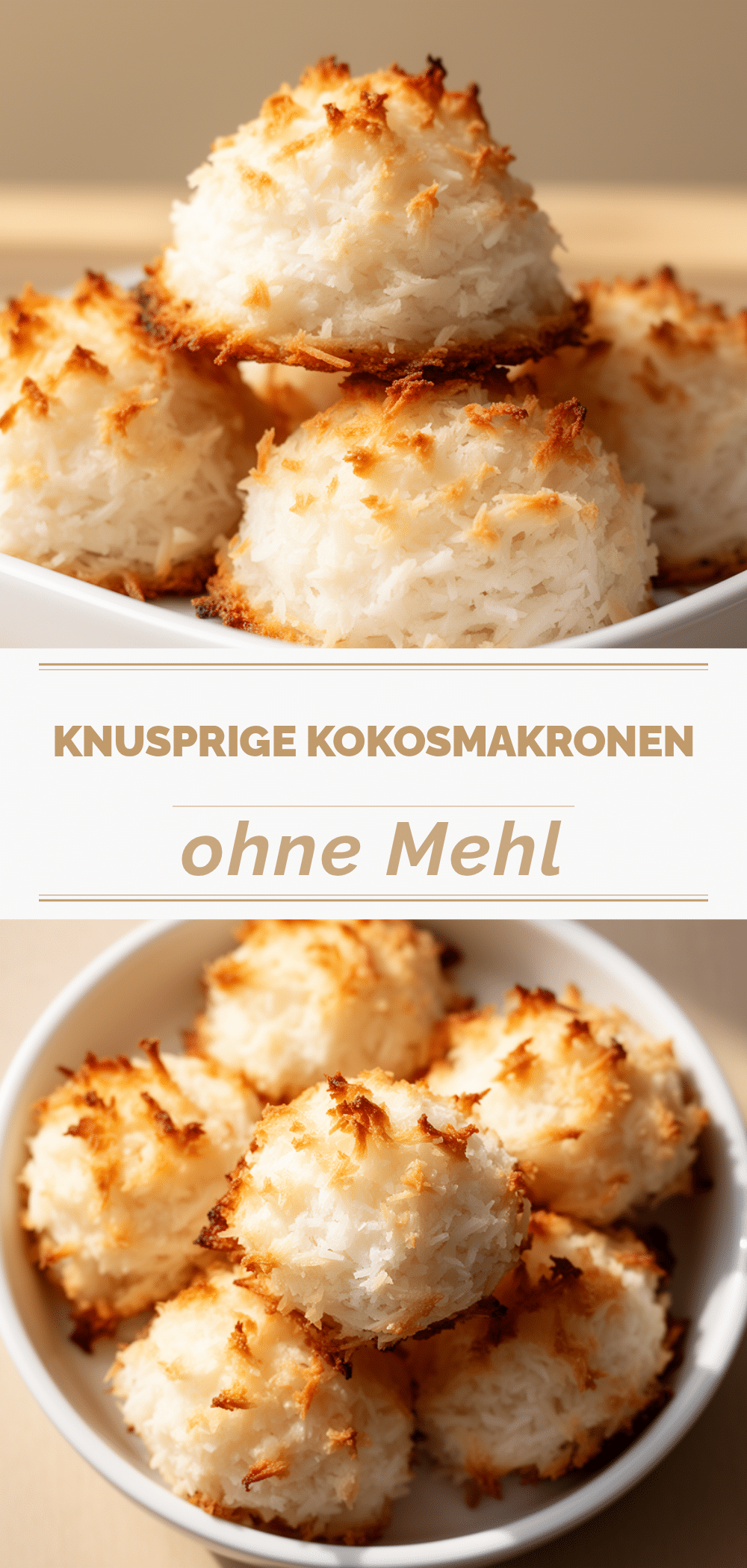 Knusprige Kokosmakronen ohne Mehl: Perfekt & Einfach 5 Knusprige Kokosmakronen ohne Mehl recipe