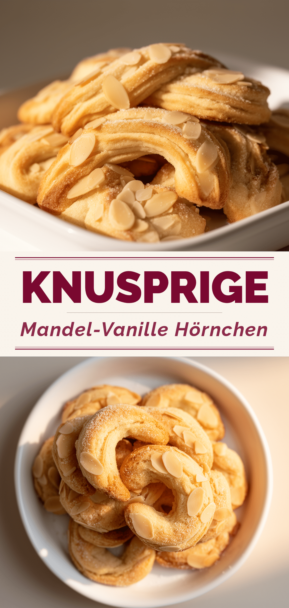 Knusprige Mandel-Vanille-Hörnchen: Perfekt in 25 Min 5 Knusprige Mandel-Vanille-Hörnchen recipe