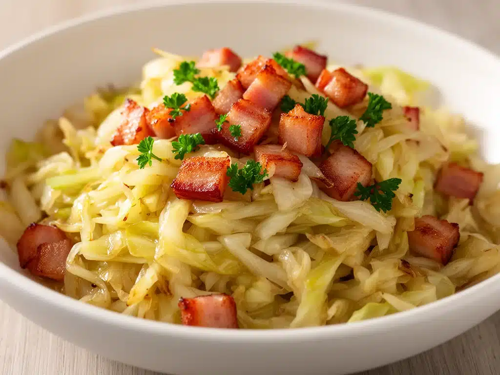 knusprige Spitzkohl-Pfanne - featured image