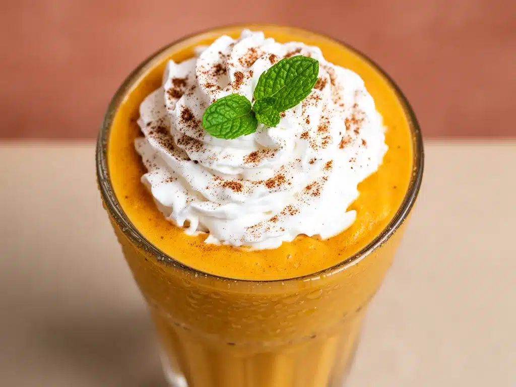 Cremiger Kürbis-Gewürz-Milkshake: 5 Min. Herbst-Idee 4 Kürbis-Gewürz-Milkshake preparation steps