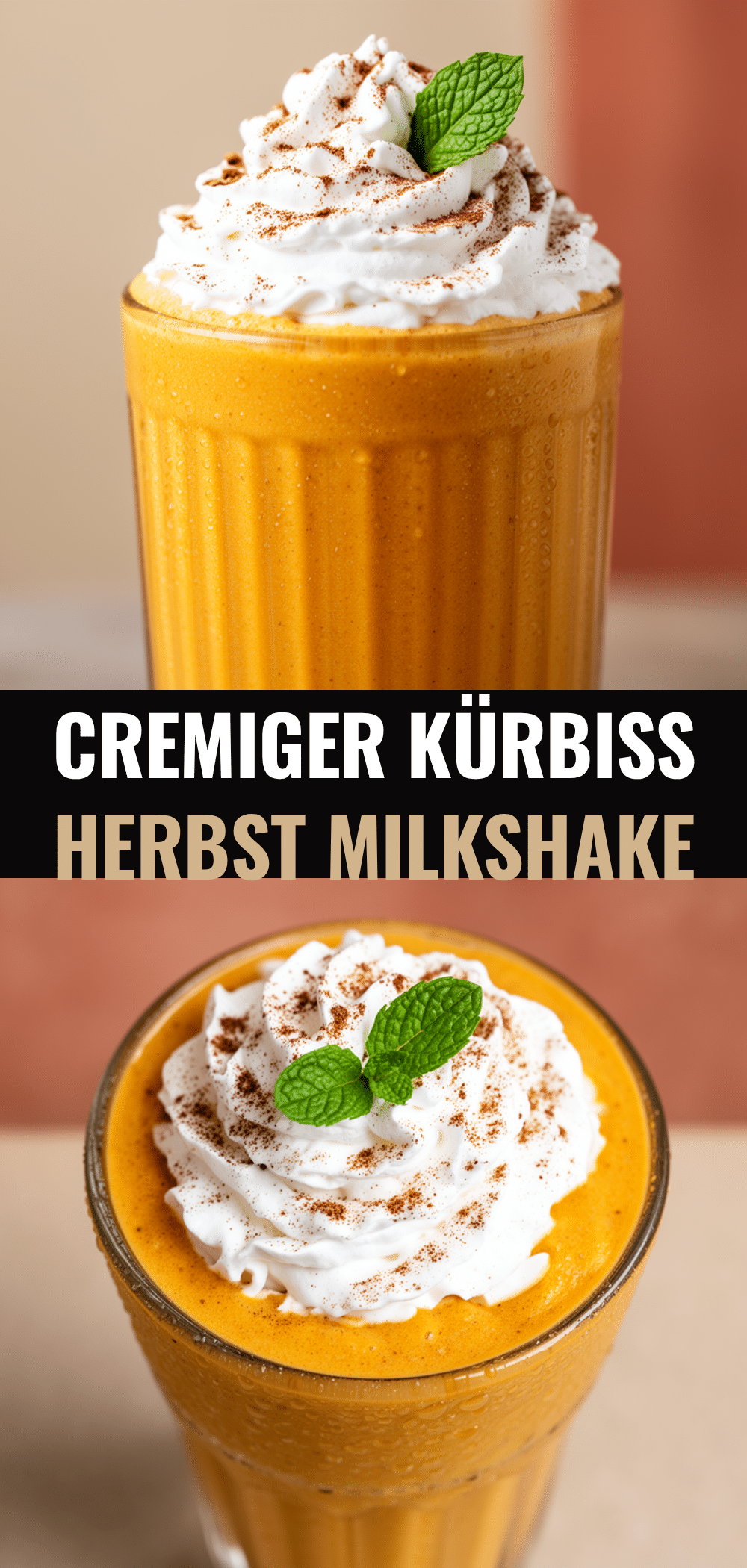 Cremiger Kürbis-Gewürz-Milkshake: 5 Min. Herbst-Idee 5 Kürbis-Gewürz-Milkshake recipe