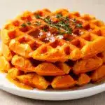 Kürbis-Waffeln mit Ahorn-Glasur - featured image
