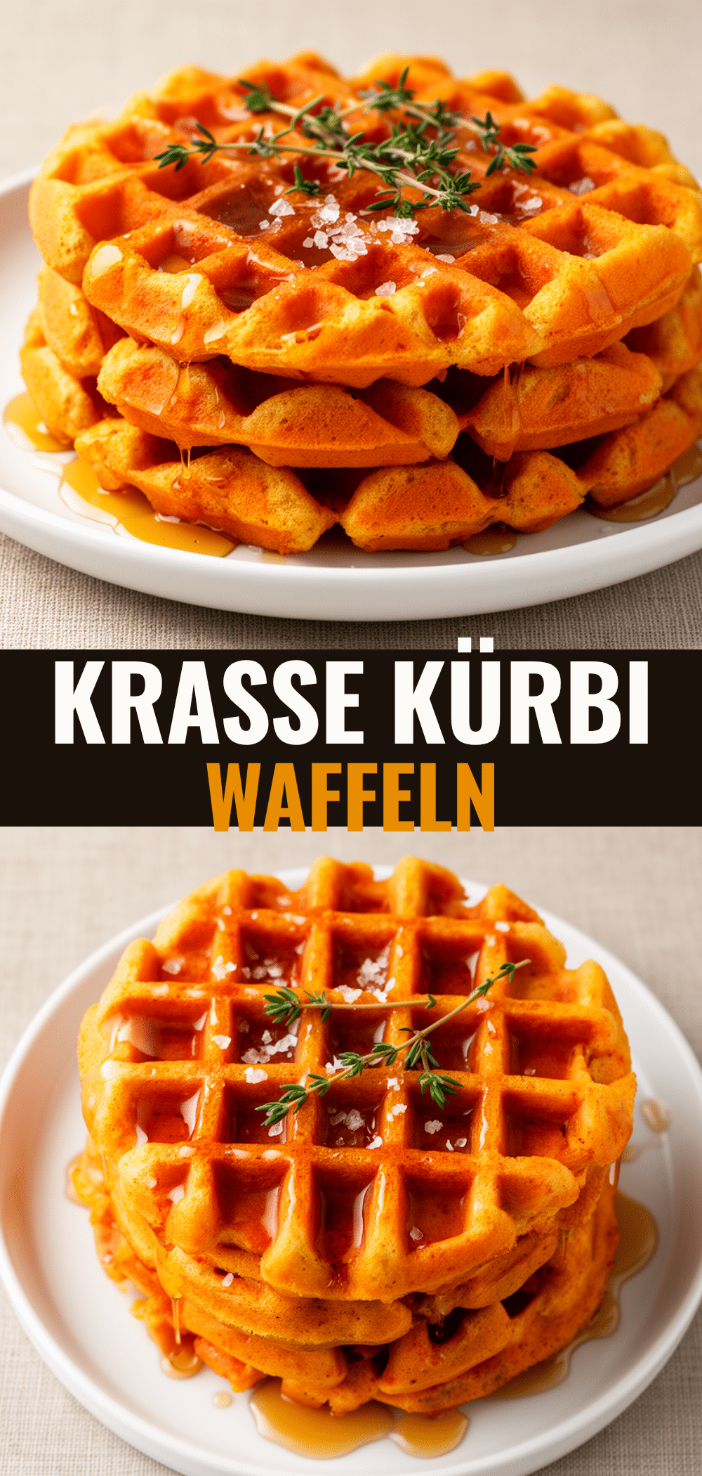 Kürbis-Waffeln mit Ahorn-Glasur: Leckere Herbst-Rezepte 5 Kürbis-Waffeln mit Ahorn-Glasur recipe