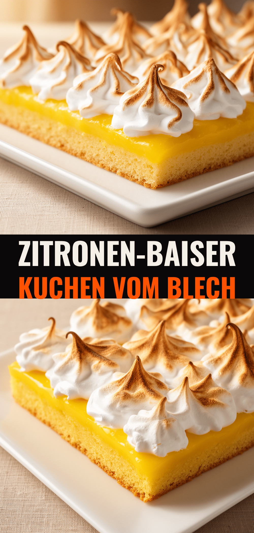 Leichter Zitronen-Baiser-Kuchen vom Blech: 30 Min 5 Leichter Zitronen-Baiser-Kuchen vom Blech recipe