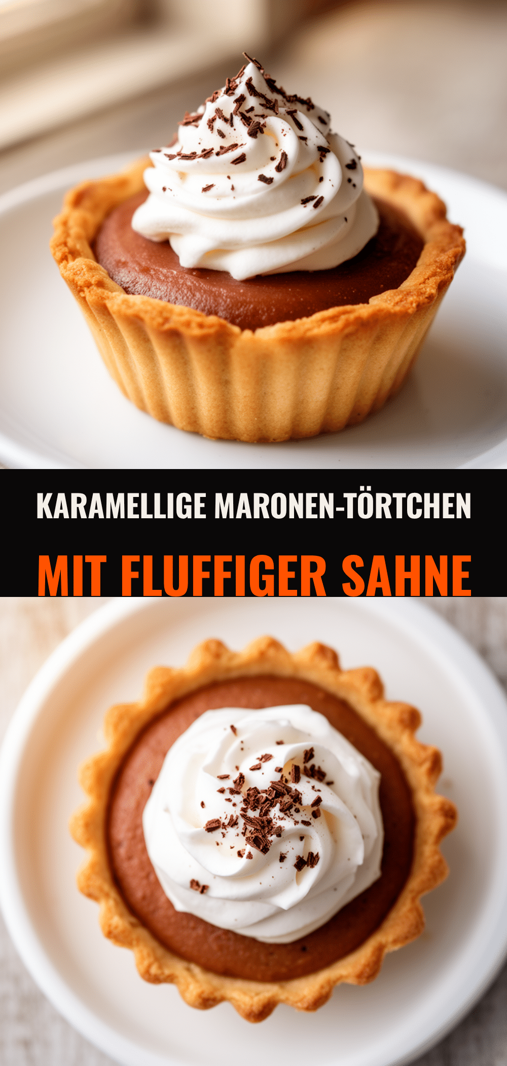 Herbstliche Maronen-Törtchen: Die perfekte Sahne 5 Maronentörtchen recipe