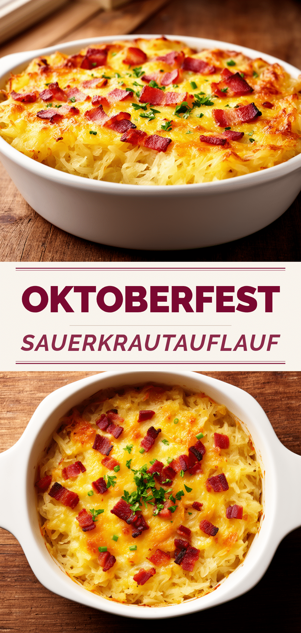 Oktoberfest Sauerkrautauflauf mit Speck: Der beste gemütliche Comfort Food 5 Oktoberfest Sauerkrautauflauf mit Speck recipe