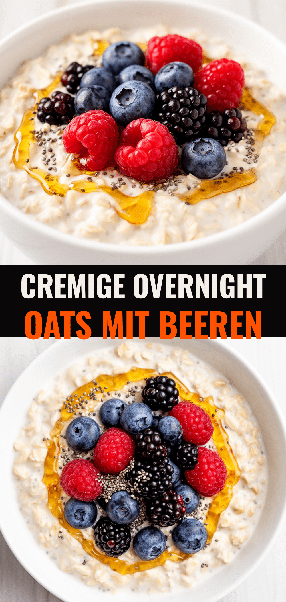 Overnight Oats mit Beeren: Cremiges Frühstück in 5 Min 5 Overnight Oats mit Beeren recipe