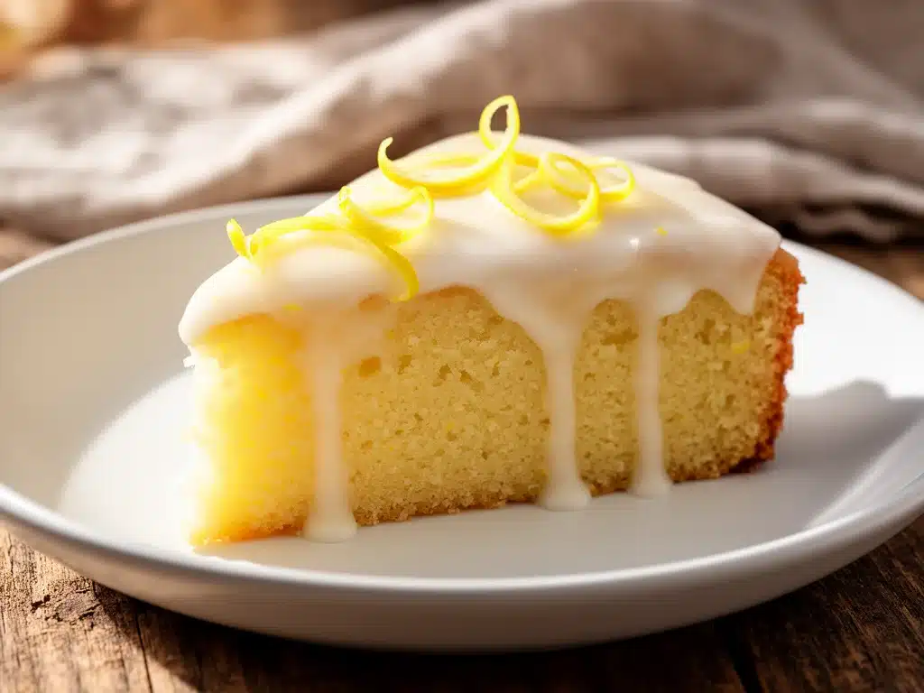 Saftiger Buttermilch-Zitronenkuchen - featured image