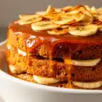 saftiger Karamell-Bananen-Kuchen - featured image