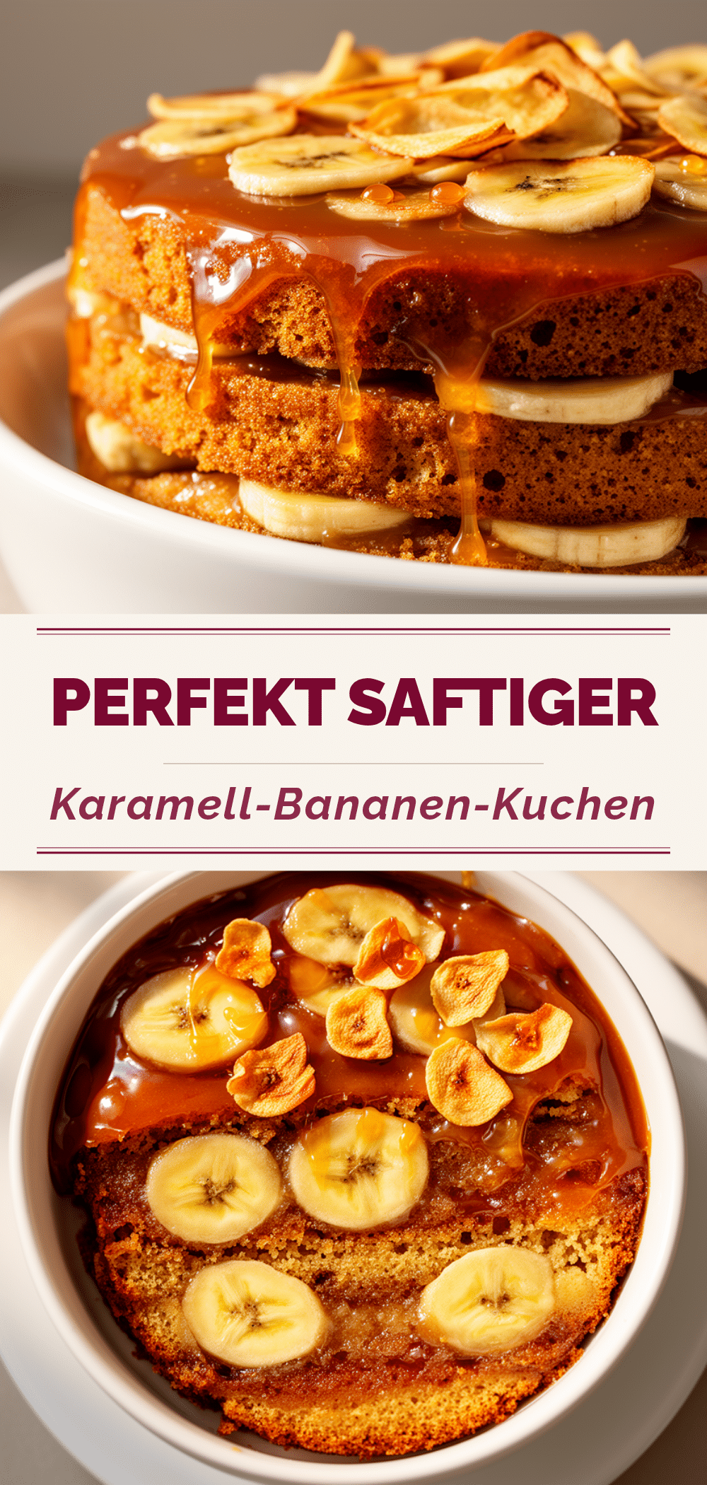 Saftiger Karamell-Bananen-Kuchen: Das einfache Rezept in 30 Min 5 saftiger Karamell-Bananen-Kuchen recipe