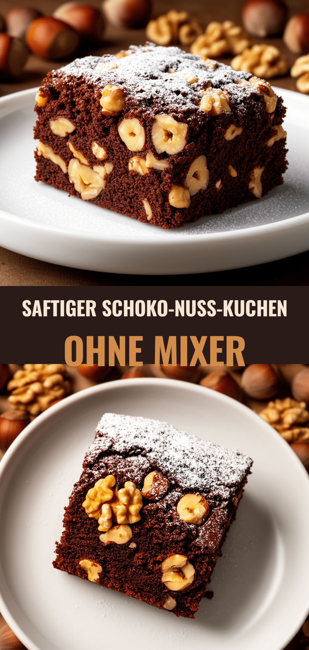 Saftiger Schoko-Nuss-Kuchen ohne Mixer: Das perfekte 30-Minuten Rezept 5 Saftiger Schoko-Nuss-Kuchen ohne Mixer recipe
