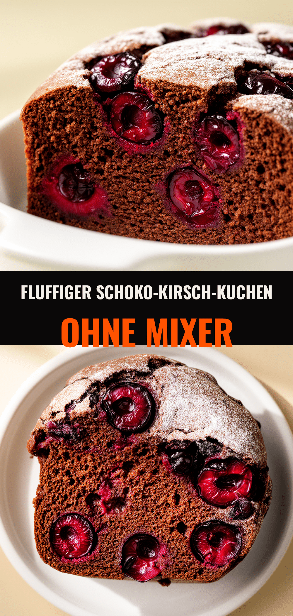 Fluffiger Schoko-Kirsch-Kuchen: Saftig, Einfach & Ohne Mixer 5 Schoko-Kirsch-Kuchen ohne Mixer recipe