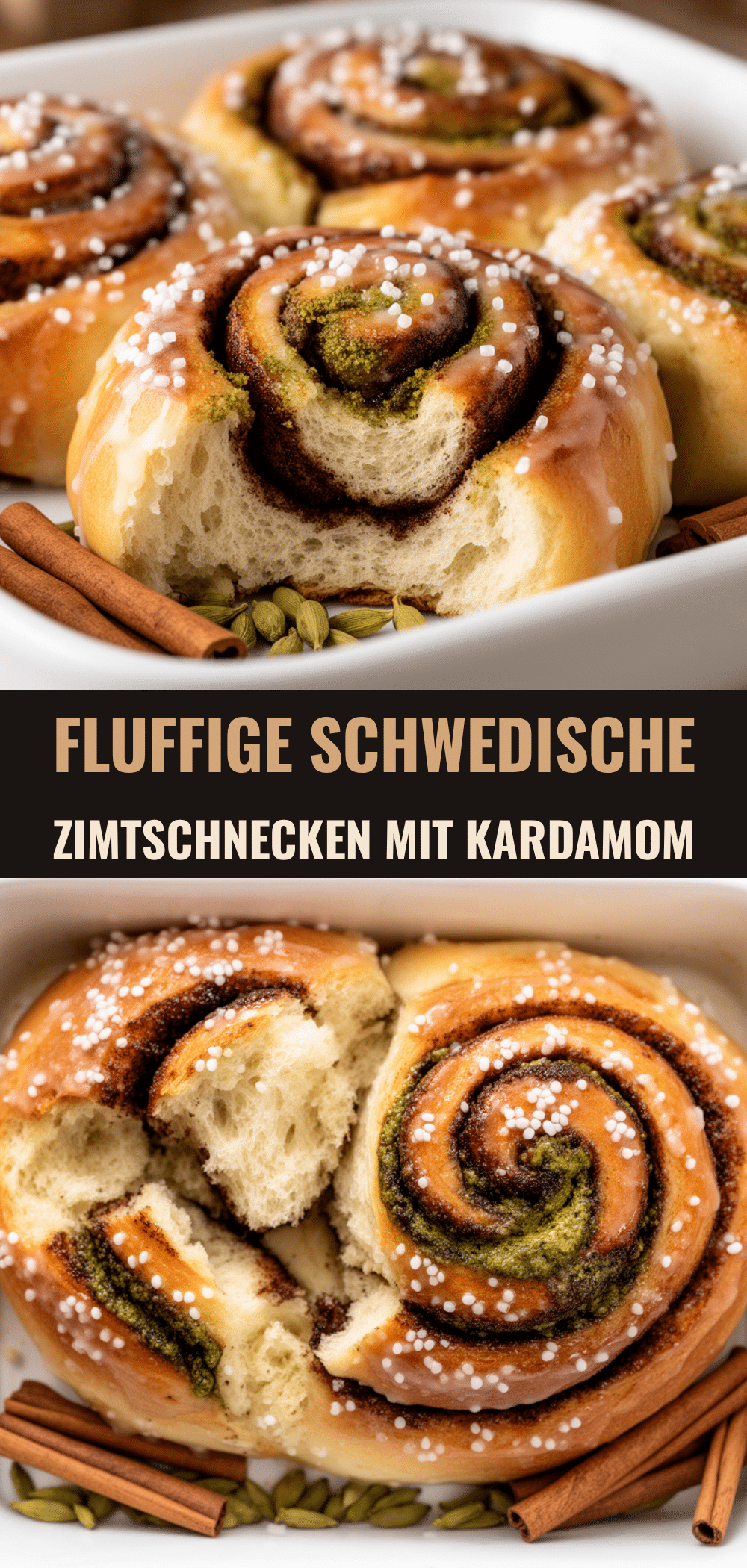 Schwedische Zimtschnecken: Fluffige Kardamom-Zimt-Rollen 5 schwedische Zimtschnecken recipe