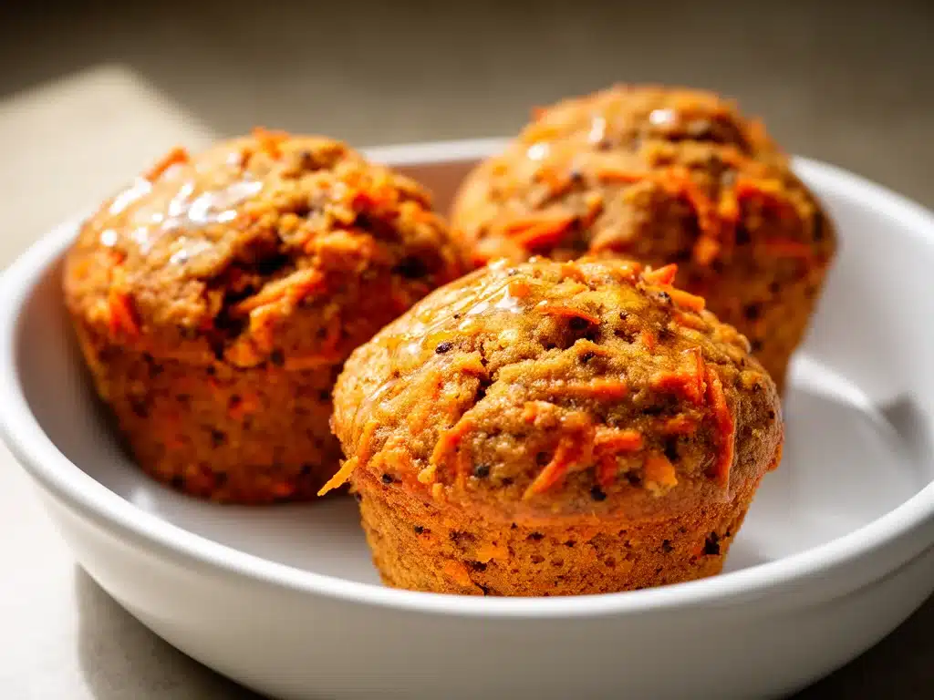 Vegane Karottenkuchen-Muffins - featured image