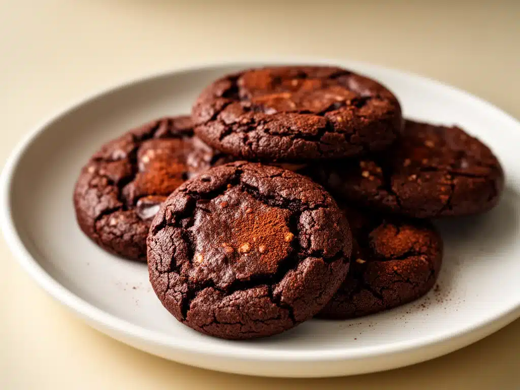 veganen Schoko-Kekse mit Kokosöl - featured image