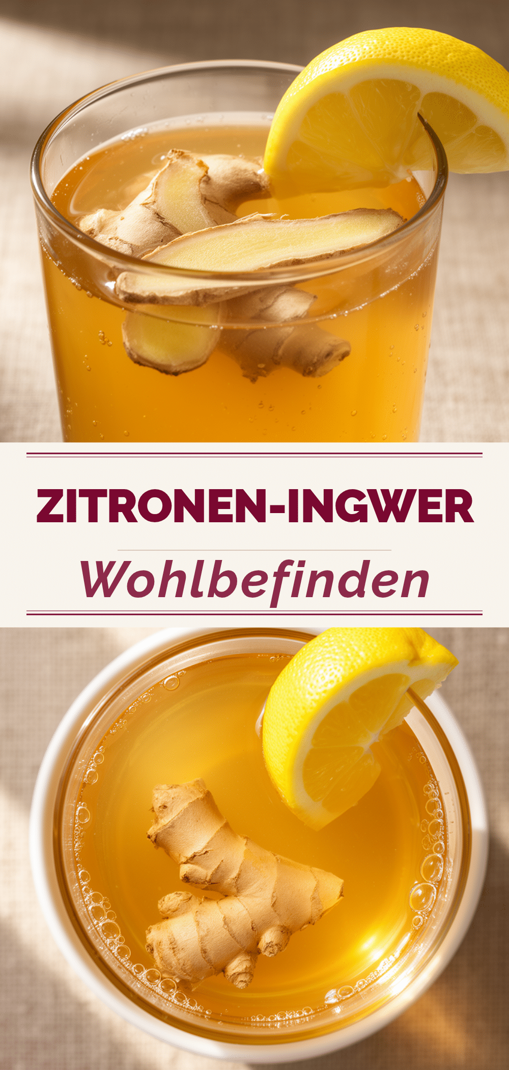 Warm Zitronen-Ingwer Limonade: Immunsystem stärkend 5 Warm Zitronen-Ingwer Limonade recipe
