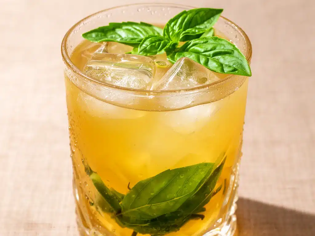 Zitronen-Basilikum-Limonade - featured image