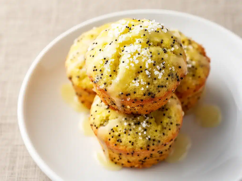 Saftige Zitronen-Mohn-Muffins: 5 Einfache Schritte 4 Zitronen-Mohn-Muffins preparation steps