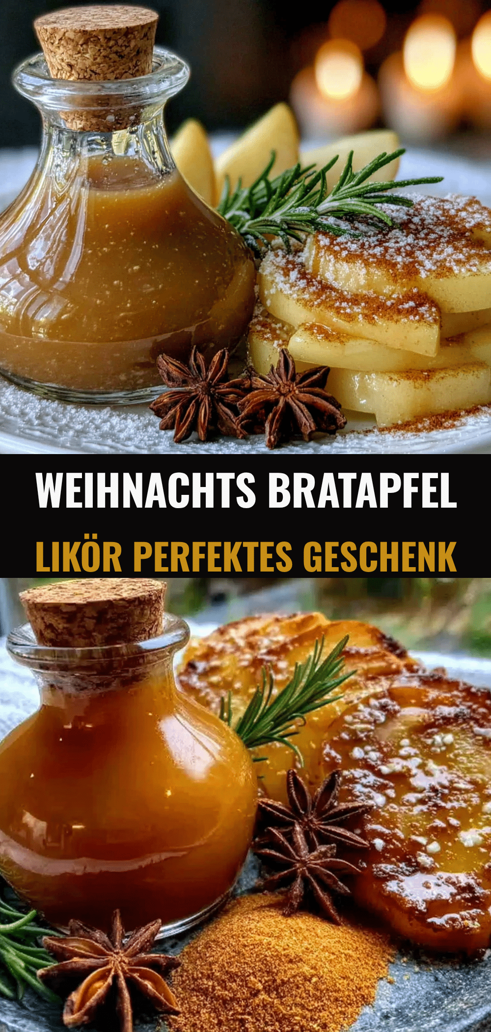 Bratapfel Likör: Das beste Weihnachtsgeschenk 5 Bratapfel Likör recipe
