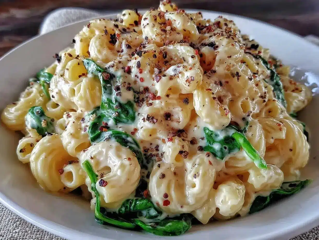 Coole Pasta mit Frischkäse & Spinat für Kinder: 5 Einfache Schritte 4 Coole Pasta mit Frischkäse & Spinat für Kinder preparation steps