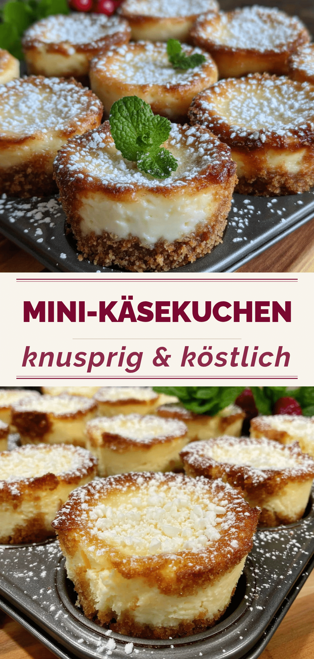 Einfache Mini-Käsekuchen: Perfekt für Gäste 5 einfache Mini-Käsekuchen recipe