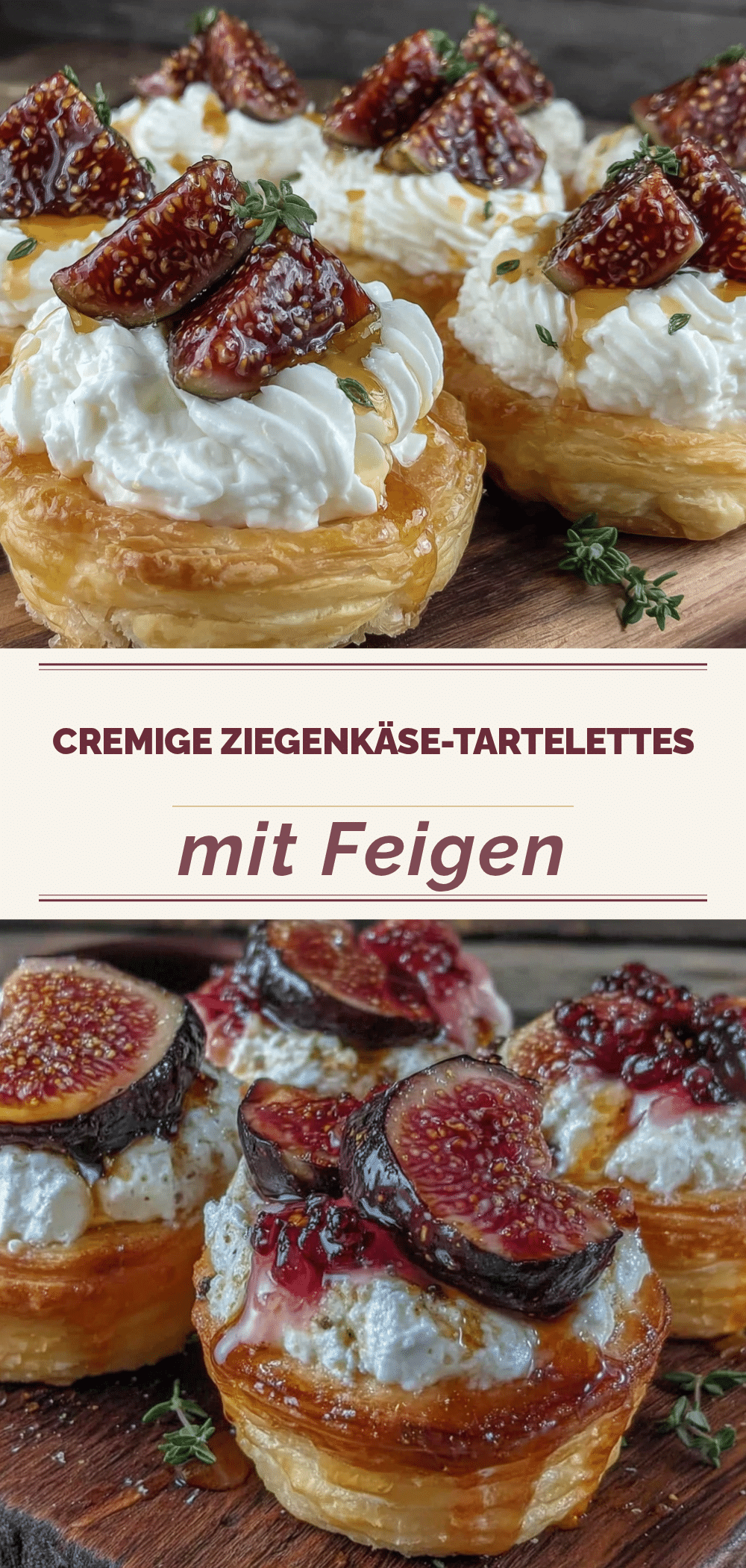 Feigen-Ziegenkäse-Tartelettes: 5-Tage-Klassiker für Weihnachten 5 Feigen-Ziegenkäse-Tartelettes recipe