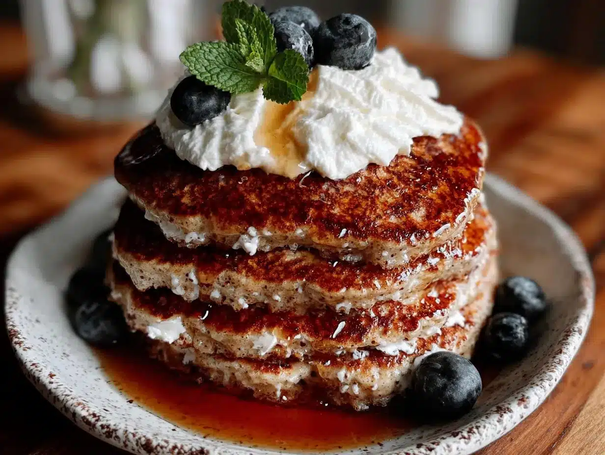 Fluffige glutenfreie Buchweizenpfannkuchen: Perfekt für 2 Personen 4 glutenfreie Buchweizenpfannkuchen preparation steps