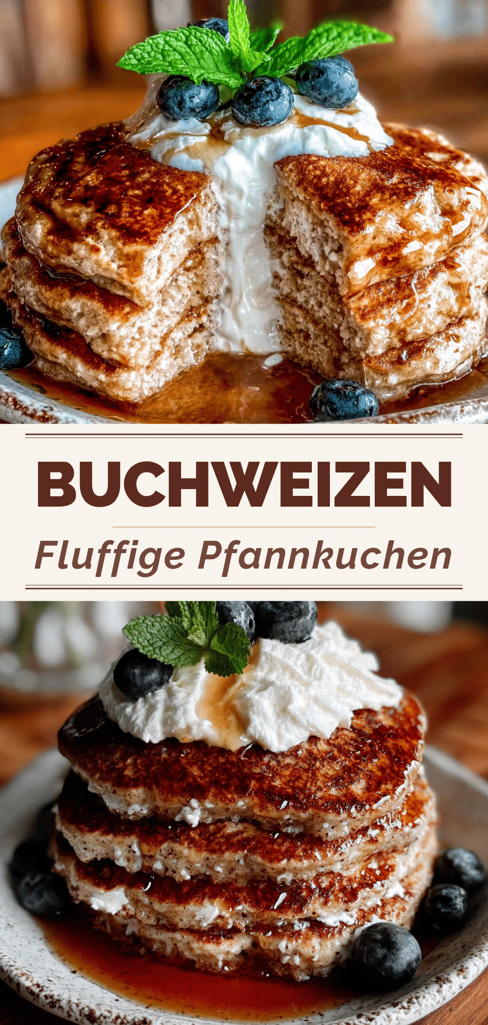 Fluffige glutenfreie Buchweizenpfannkuchen: Perfekt für 2 Personen 5 glutenfreie Buchweizenpfannkuchen recipe