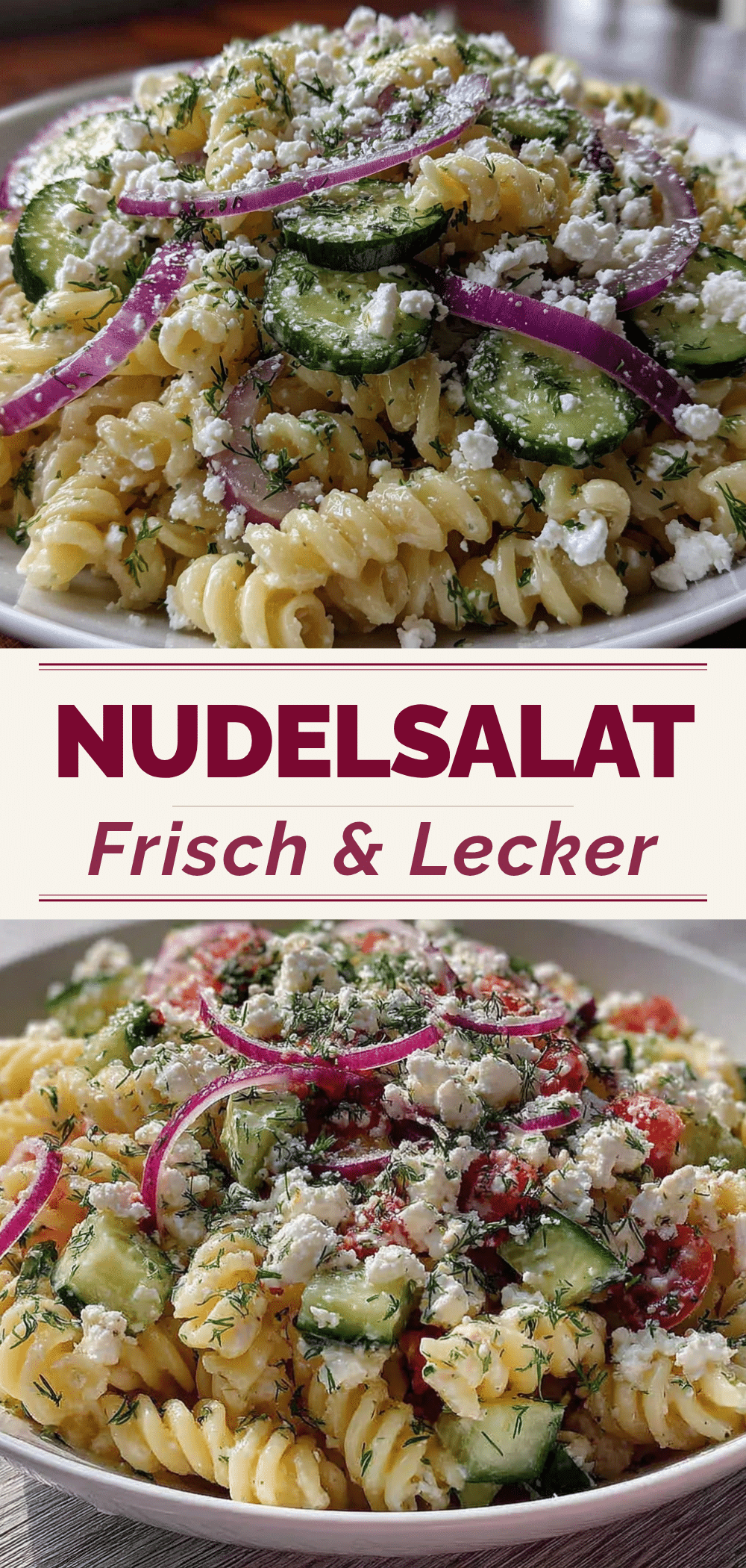 Nudelsalat mit Feta und Gurke: Günstig für 1 5 Günstiger Nudelsalat mit Feta und Gurke recipe