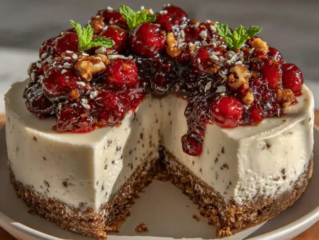 hochproteiner Skyr-Kuchen ohne Backen - featured image