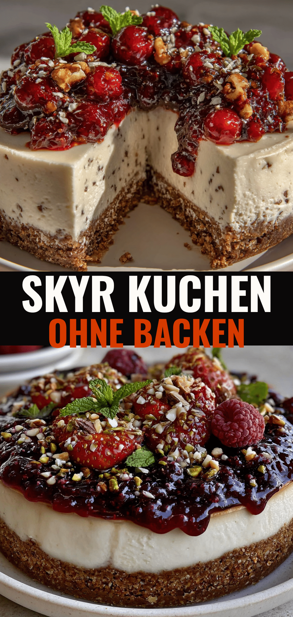 Hochproteiner Skyr-Kuchen: 5 Min. ohne Backen, mega lecker 5 hochproteiner Skyr-Kuchen ohne Backen recipe