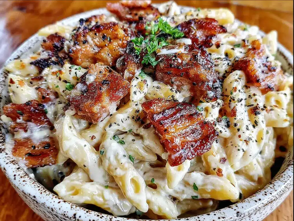 laktosefreie Pasta Carbonara - featured image