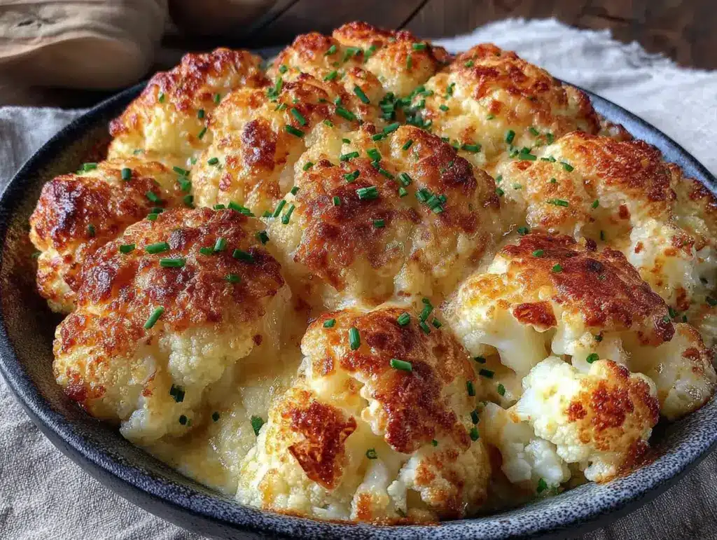 Low-Carb Blumenkohl-Käsegratin - featured image
