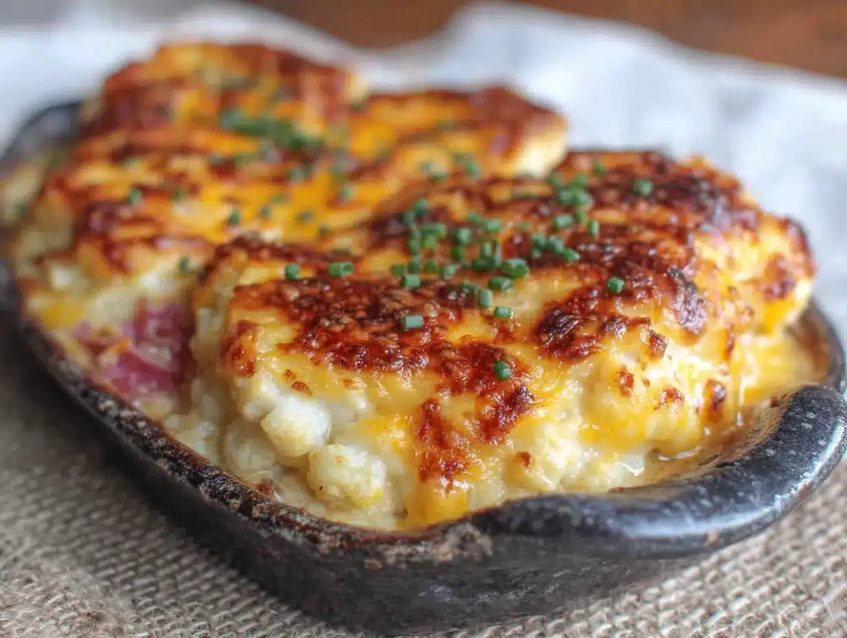 Low-Carb Blumenkohl-Käsegratin: 1 warmes Selbstfürsorge-Mahl 4 Low-Carb Blumenkohl-Käsegratin preparation steps