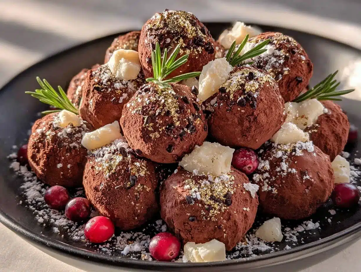 Marzipan-Nougat Trüffel: Das eine Geheimnis für cremige Konsistenz 4 Marzipan-Nougat Trüffel preparation steps