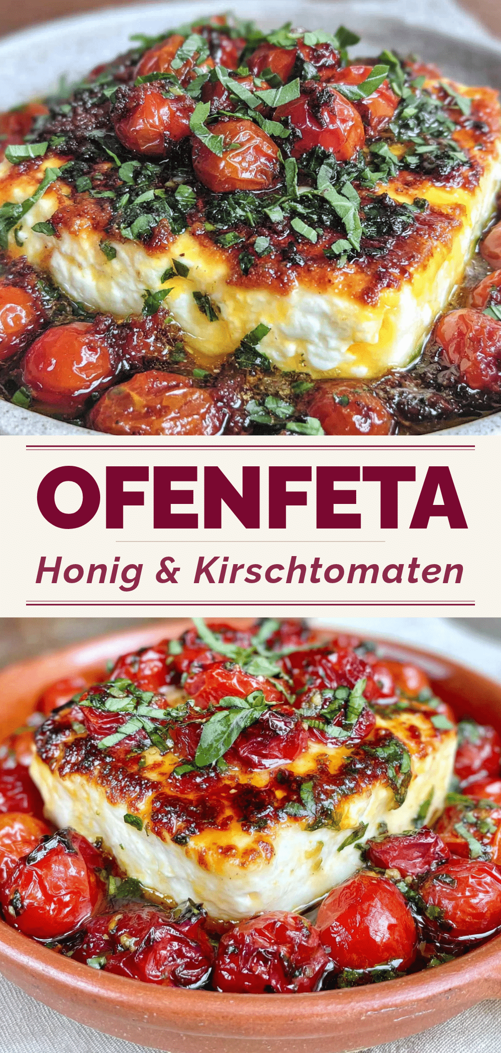 Ofen-Feta mit Kirschtomaten: 20 Min. Vollwertiger Fuel 5 Ofen-Feta mit Kirschtomaten recipe
