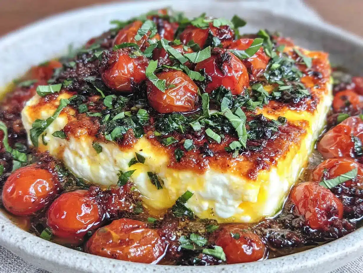 Startseite 4 Ofen-Feta mit Kirschtomaten - featured image