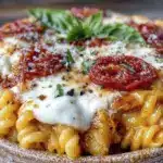 Ofen Tomaten Mozzarella Pasta - featured image