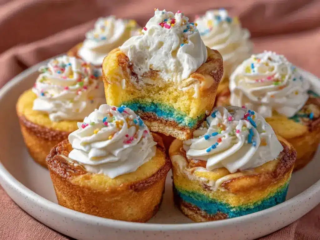 Regenbogen-Muffins - featured image