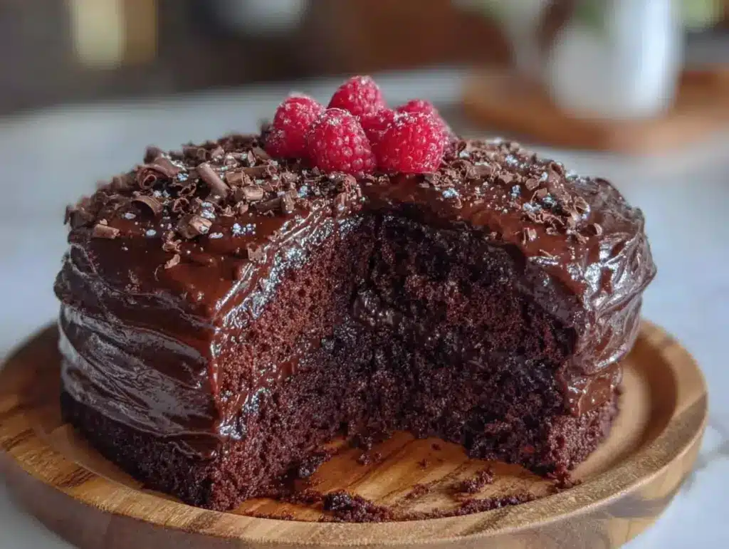 saftige Schokotorte mit Ganache - featured image