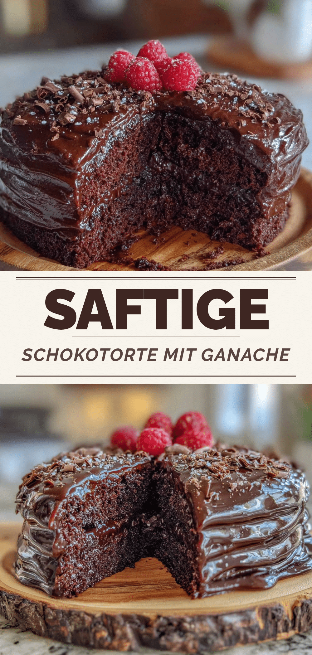 Saftige Schokotorte mit Ganache: 1x machen, 4x essen 5 saftige Schokotorte mit Ganache recipe
