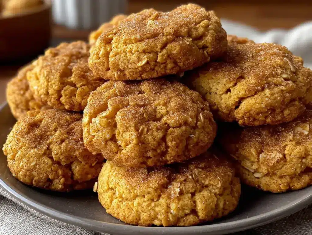 vegane Zimt Hafer Plätzchen - featured image