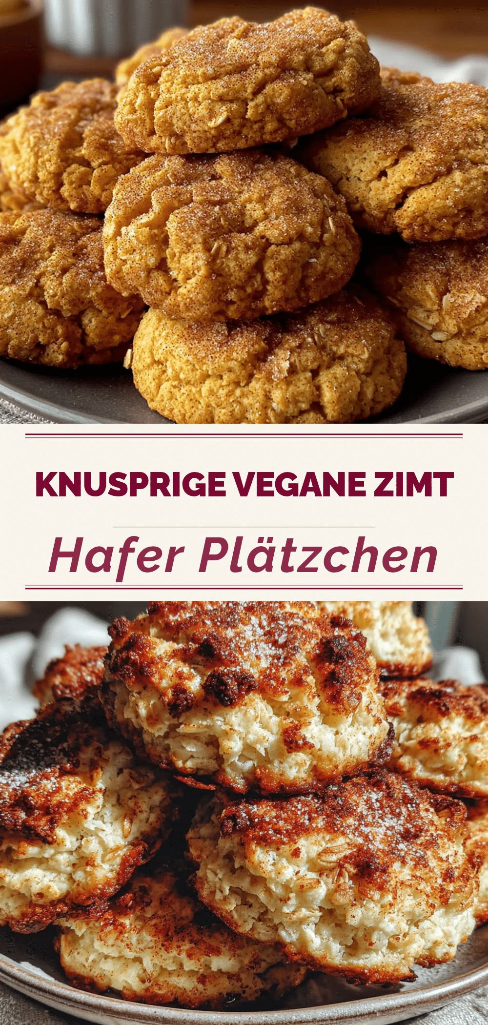 Vegane Zimt Hafer Plätzchen: Die Original-Rezeptur meiner Oma 5 vegane Zimt Hafer Plätzchen recipe
