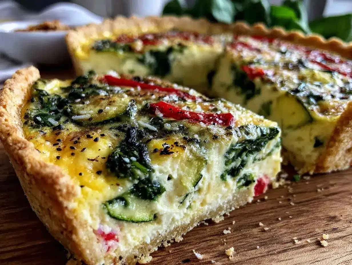 Vegetarische Gemüse-Quiche: Die Originalmethode der Oma 4 Vegetarische Gemüse-Quiche preparation steps