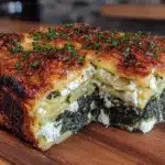 vegetarische Spinat-Lasagne mit Ricotta - featured image