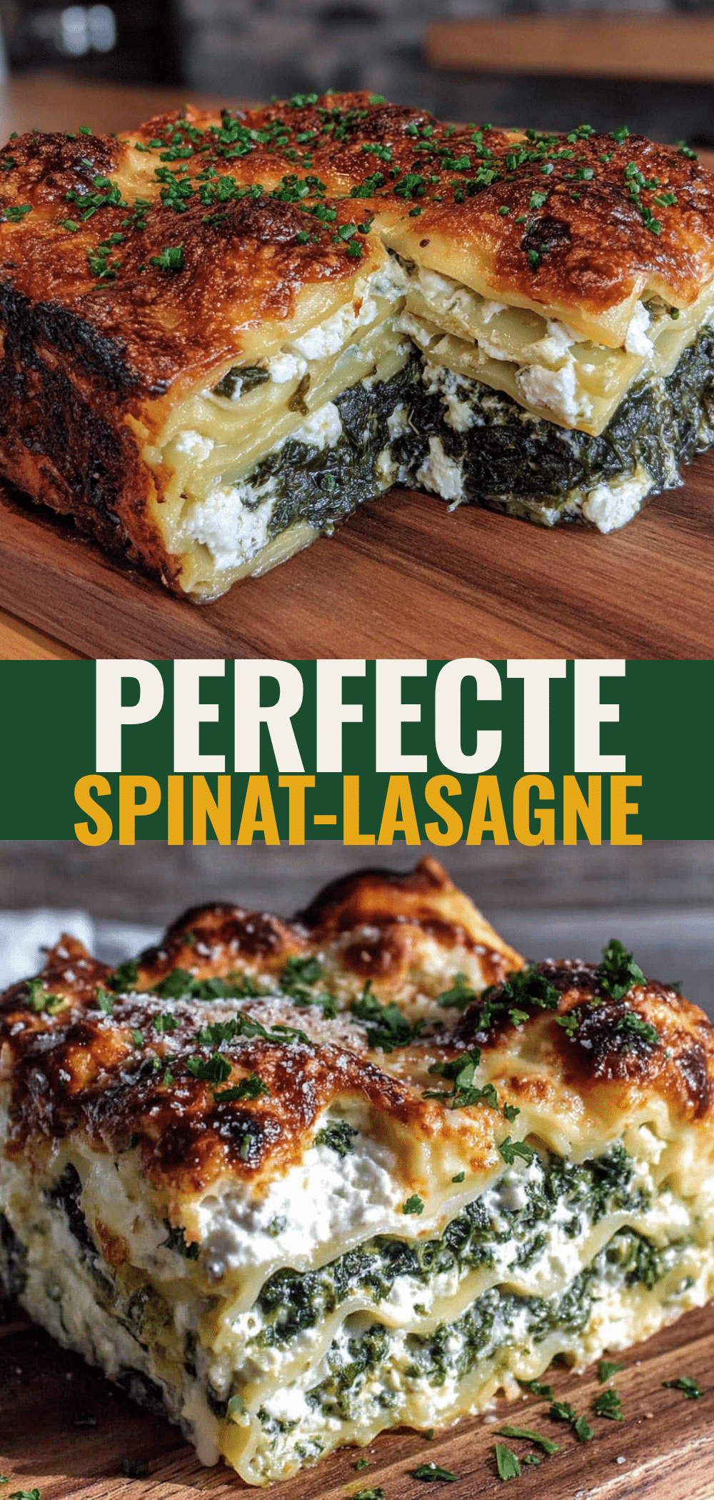 Vegetarische Spinat-Lasagne mit Ricotta: Einfach & Günstig 5 vegetarische Spinat-Lasagne mit Ricotta recipe