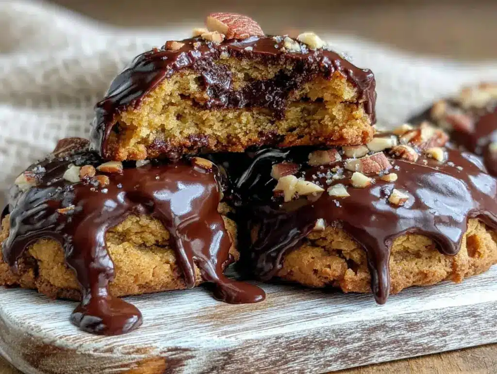 Weiche Lebkuchen mit Schokoglasur - featured image