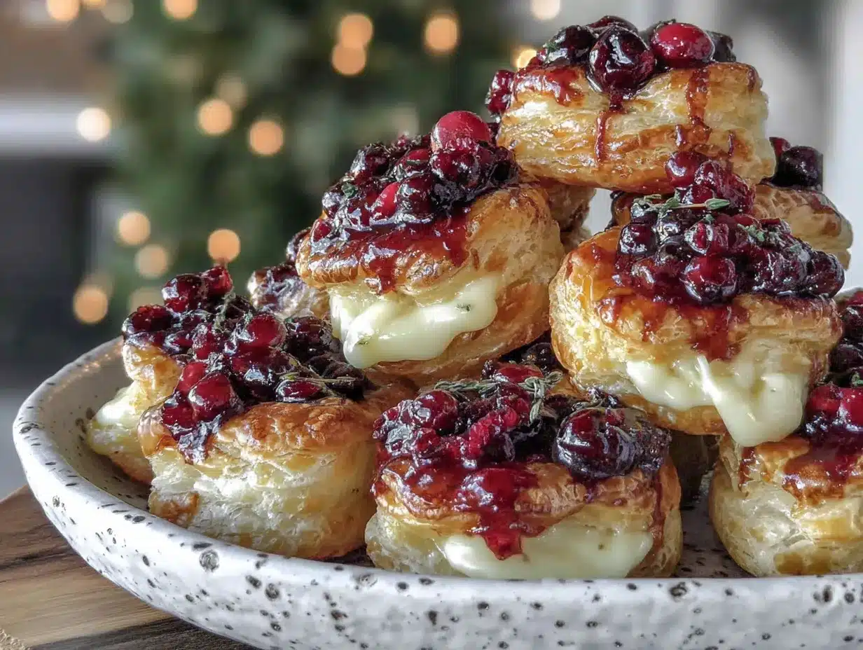 Weihnachts-Fingerfood: Perfekter Brie-Berry 4 Weihnachts-Fingerfood Brie-Berry preparation steps