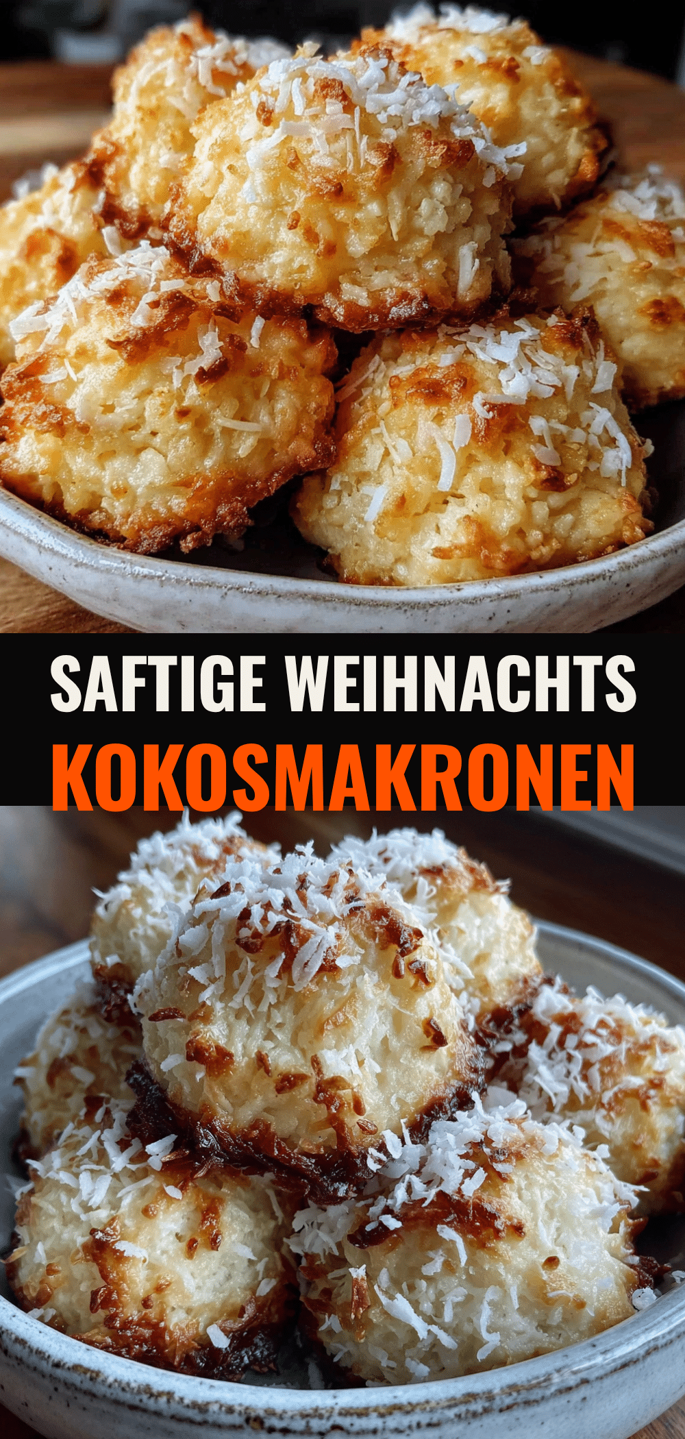 Weihnachts-Kokosmakronen: Perfekte 3-Zutaten-Kekse zum Backen 5 Weihnachts-Kokosmakronen recipe