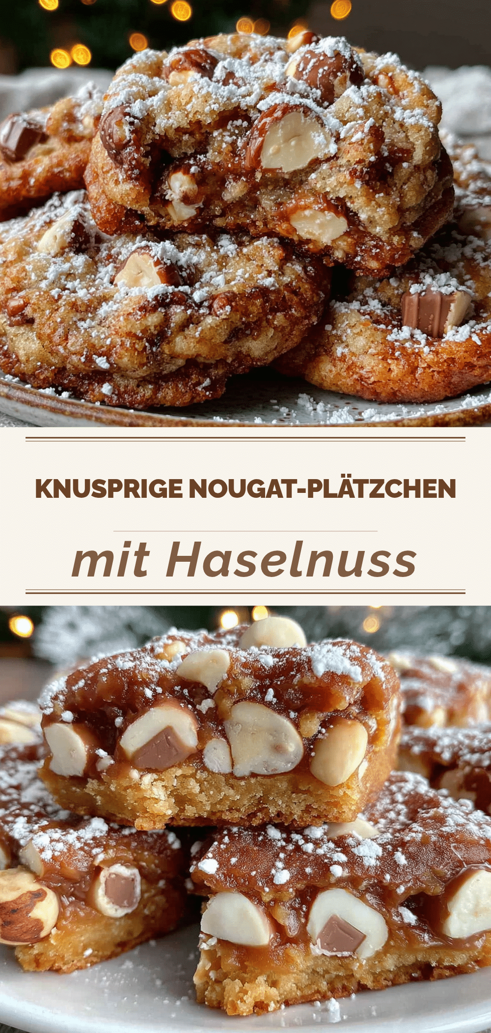 Weihnachts-Nougat-Plätzchen: 7 Tage Meal Prep mit Nuss-Nougat-Keks 5 Weihnachts-Nougat-Plätzchen recipe